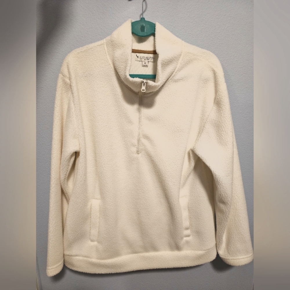 Koolaburra by Ugg Cozy Sweatshirt, Medium- Cream